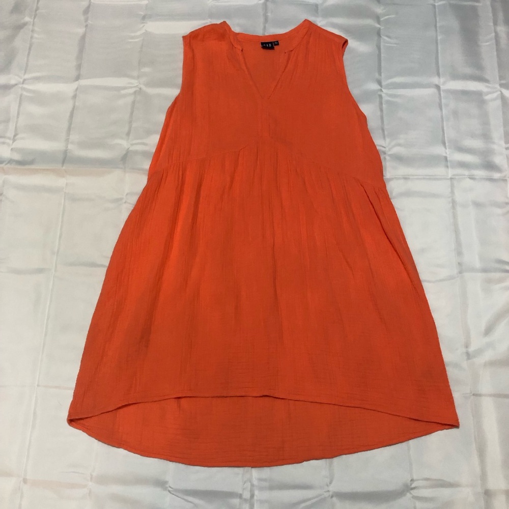 NWOT Gap Peach High-Low Sleeveless Dress - Size XL Tall